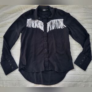 Straight To Hell Fringe Western Shirt